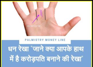 Palmistry Money Line धन रेखा “जाने क्या आपके हाथ में है करोड़पति बनाने की रेखा”